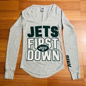 Pink NY Jets long sleeve shirt size XS